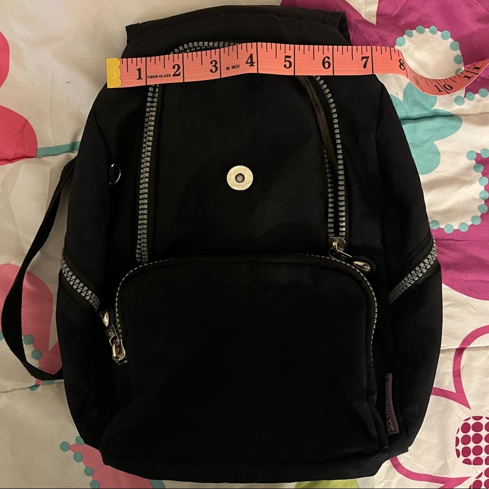 Black Mini Backpack - Picture 7 of 8